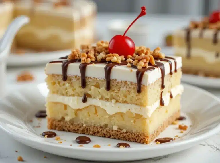 banana split cake recipe