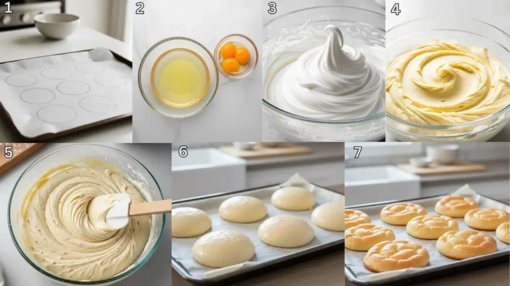 Cloud Bread Recipe Step-by-Step Instructions