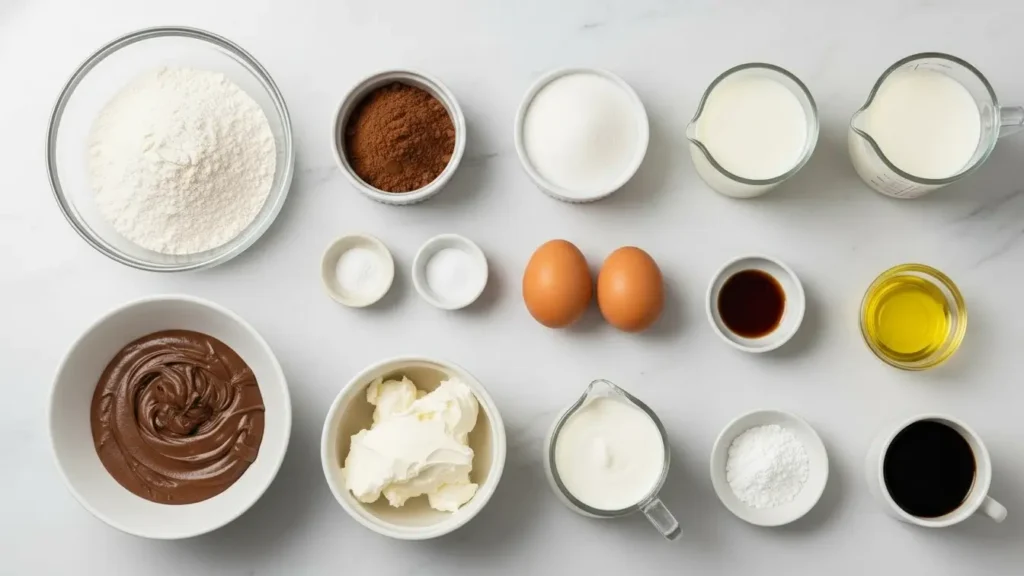 Ingredients For Nutella Cake Recipe
