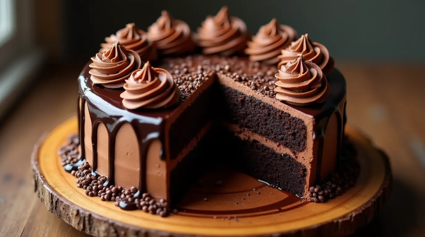 Triple Chocolate Cake