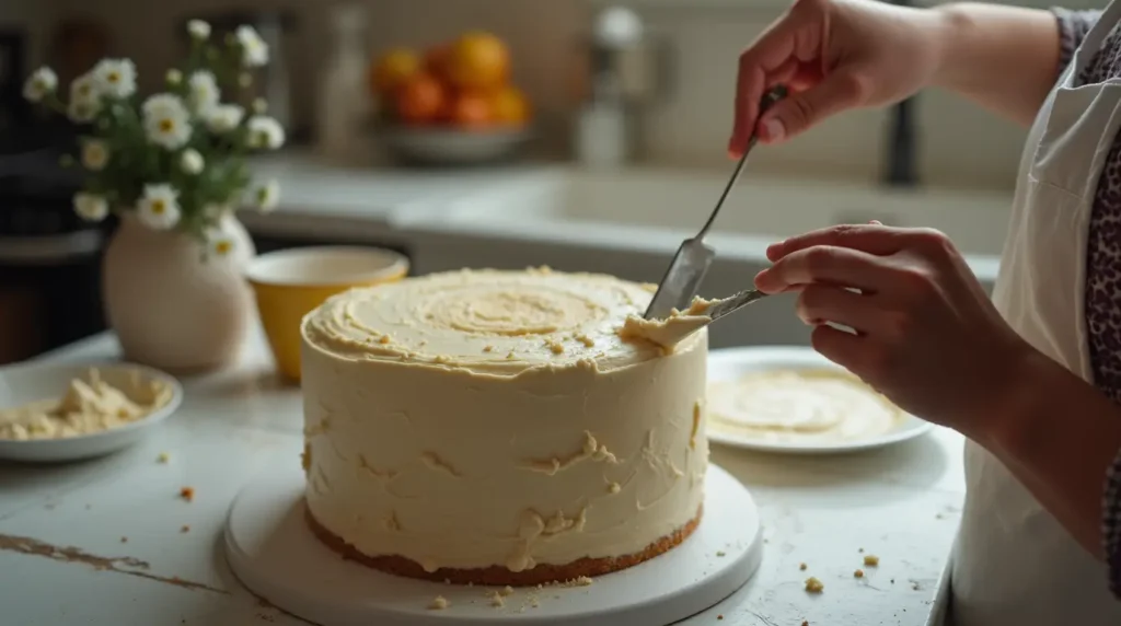 banana foster cake