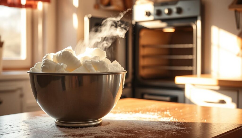 cloud cake baking
