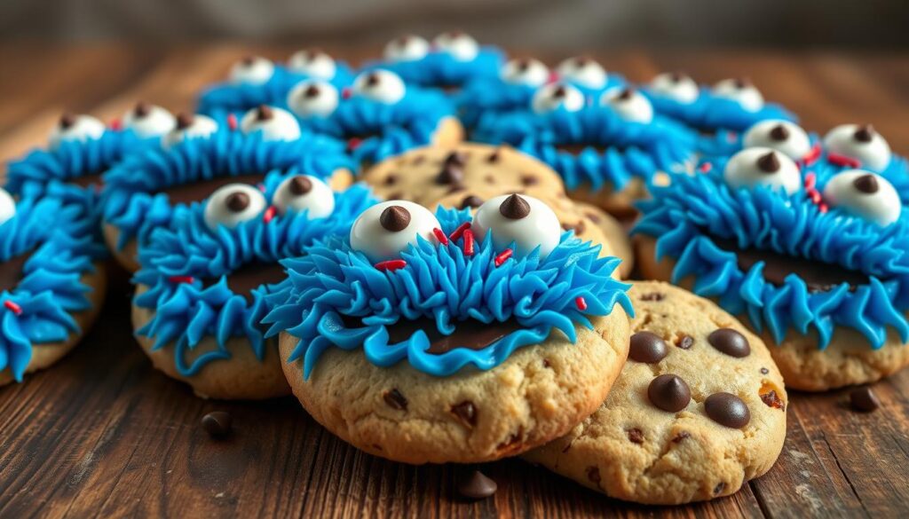 cookie monster themed cookies