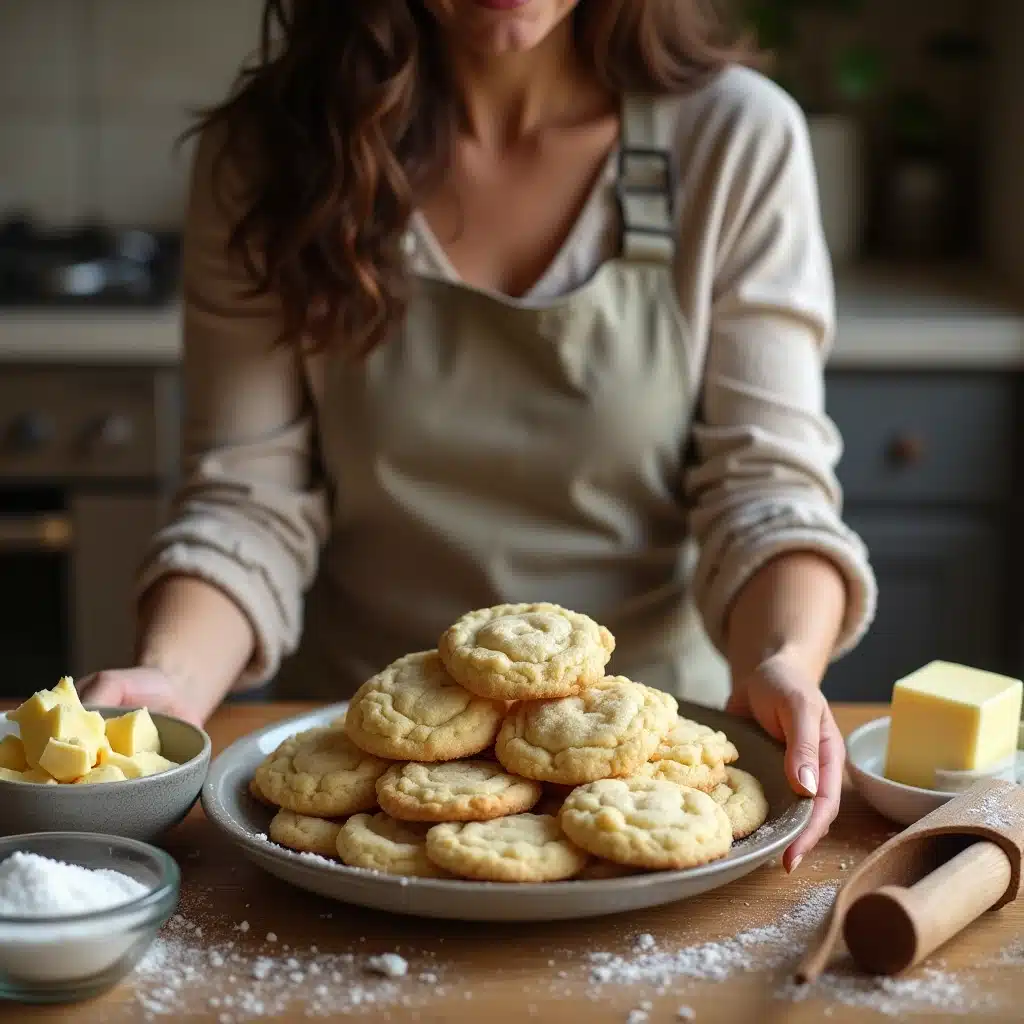 3-Ingredient Sugar Cookies
