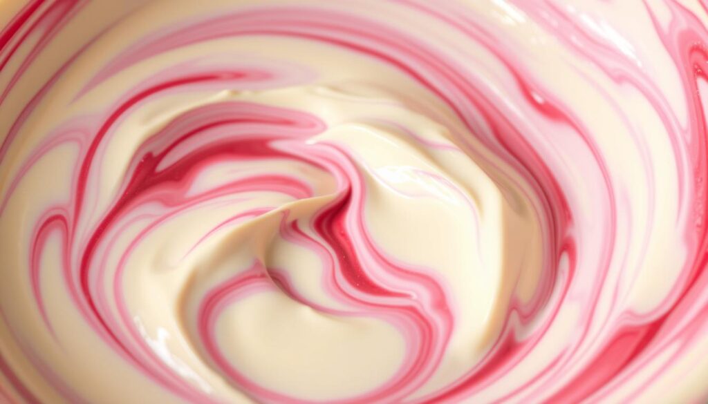 white chocolate raspberry cake batter